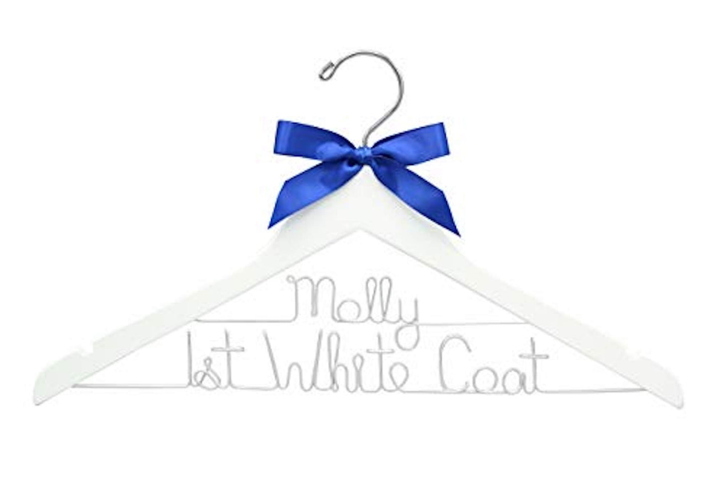 Customizable White Coat Hanger | Doctor, Nurse, Physician Assistant, Ceremony, Medical Student, NP, PA, PT Gifts