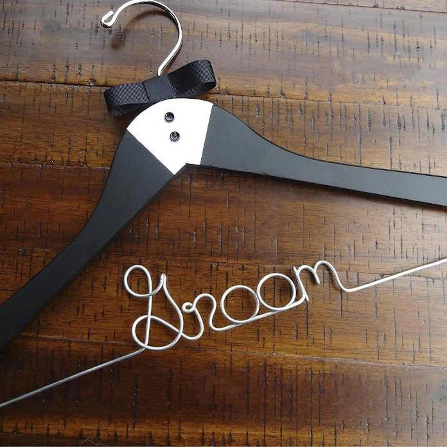 Customizable Groom Hanger | Wedding Hanger | Personalizable | Hand-crafted | Bridesmaid, groomsmen, mother of bride, maid of honor, photos